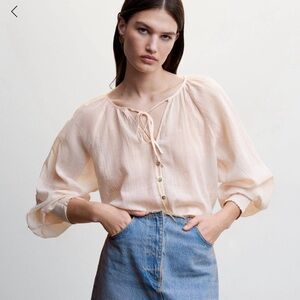 NWT Mango Blush Top